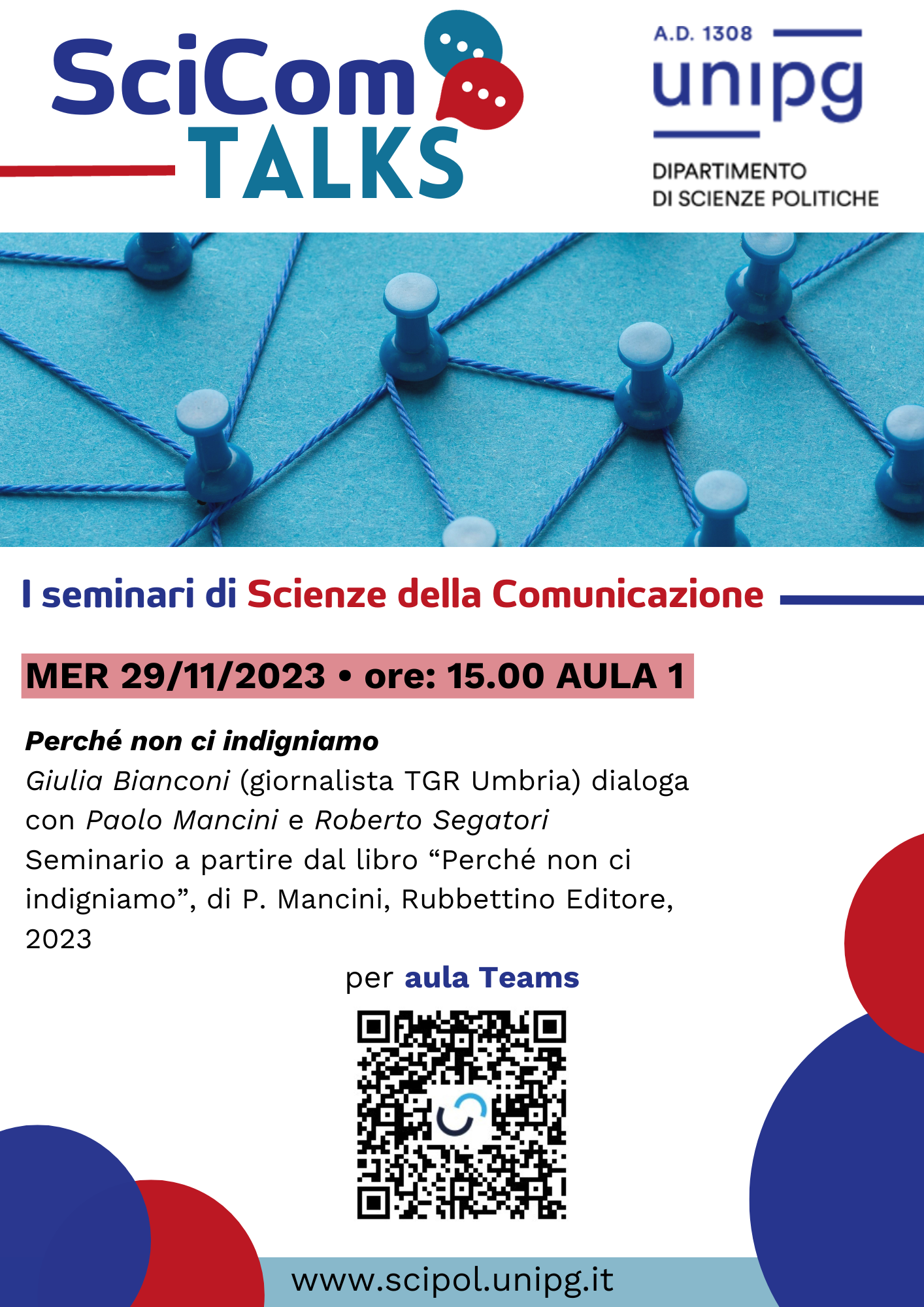 locandina 29 nov scicomtalks